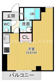 フィオーラマンション天王寺の間取り画像