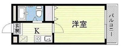 プレアール東中浜の間取り画像