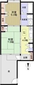 阪南町5丁目6-25貸家（リ iimonの間取り画像