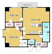 LEGALAND＋ABENO SANMEICHOの間取り画像