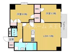 LEGALAND＋ ABENOSANMEICHOの間取り画像