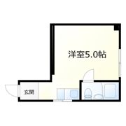 コージーフラッツ文の里の間取り画像
