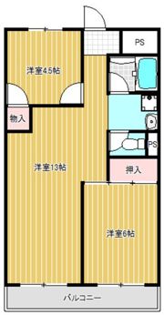 第2林マンションの間取り画像