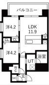スプランディッド玉造の間取り画像