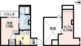 T.A小路東2丁目VIB棟の間取り画像