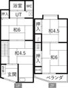 村上貸家の間取り画像