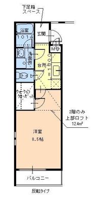 フジパレス南清水町I番館の間取り画像