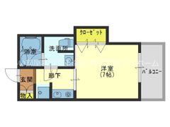 グレンパーク中川の間取り画像