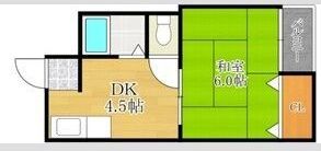 コーポ都の間取り画像