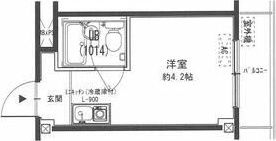 清水728ハイツの間取り画像