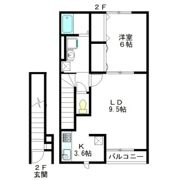 アムール Lusterの間取り画像