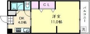 シャトー冨士の間取り画像