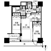 プレミストタワー靱本町の間取り画像