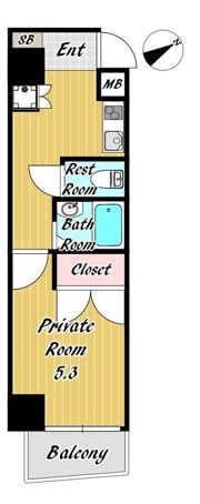 シャトー・デ・シリウスの間取り画像