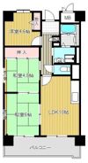 メゾンドーム三軒家の間取り画像