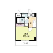 グラマシー心斎橋東の間取り画像