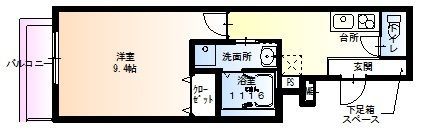 フジパレス東粉浜の間取り画像