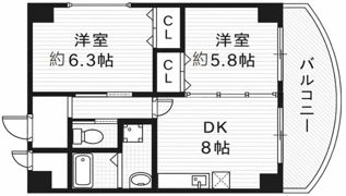 ツインステージ住吉の間取り画像