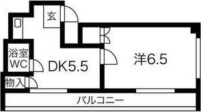 住吉パークハイツの間取り画像