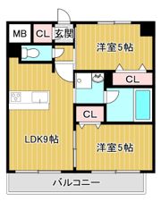エステムプラザ京橋IIIリベルタの間取り画像