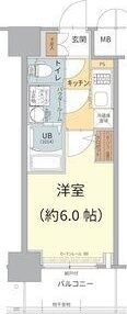 エスリード長居公園PARK AVENUEの間取り画像