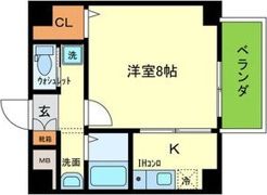 エレガンス長居の間取り画像