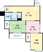 コーポ南野の間取り画像