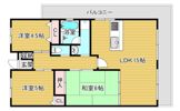 アビタ山本放出西の間取り画像
