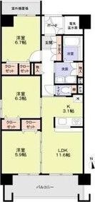 レシオ安堂寺の間取り画像