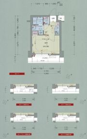 プレサンス難波EASTモダニティの間取り画像