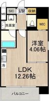 レオングラン本町橋の間取り画像