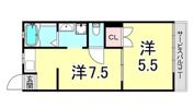 川端ハイツの間取り画像