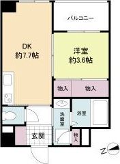 アリス・マナーガーデン谷町の間取り画像