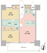 Louis Residence 弁天町の間取り画像