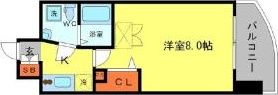 AFFLUENCE難波の間取り画像