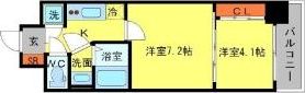 SERENiTE本町エコートの間取り画像