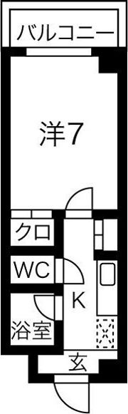ドルチェ北田辺の間取り画像