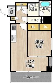CITY SPIRE十三東の間取り画像