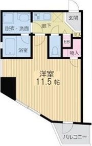 レジデンス本町の間取り画像