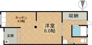 連棟貸家（住之江区粉浜）の間取り画像