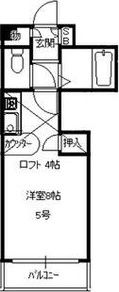 コスモレジデンス北加賀屋IIの間取り画像