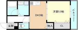 エルサ住之江の間取り画像