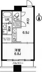 アーバンフラッツ瓦町の間取り画像