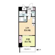 RISING Maison 本町橋の間取り画像