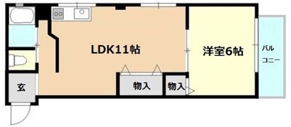 タカイレジデンスの間取り画像