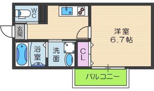 L.fino岸里WESTの間取り画像