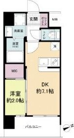 セレニテ難波ミラク壱番館の間取り画像