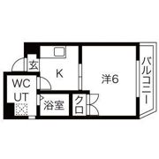 オズレジデンス天王寺WESTの間取り画像