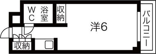 ラフォーレ花園の間取り画像