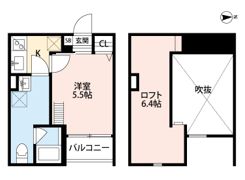 River Residence Hanazono（リバーレジの間取り画像